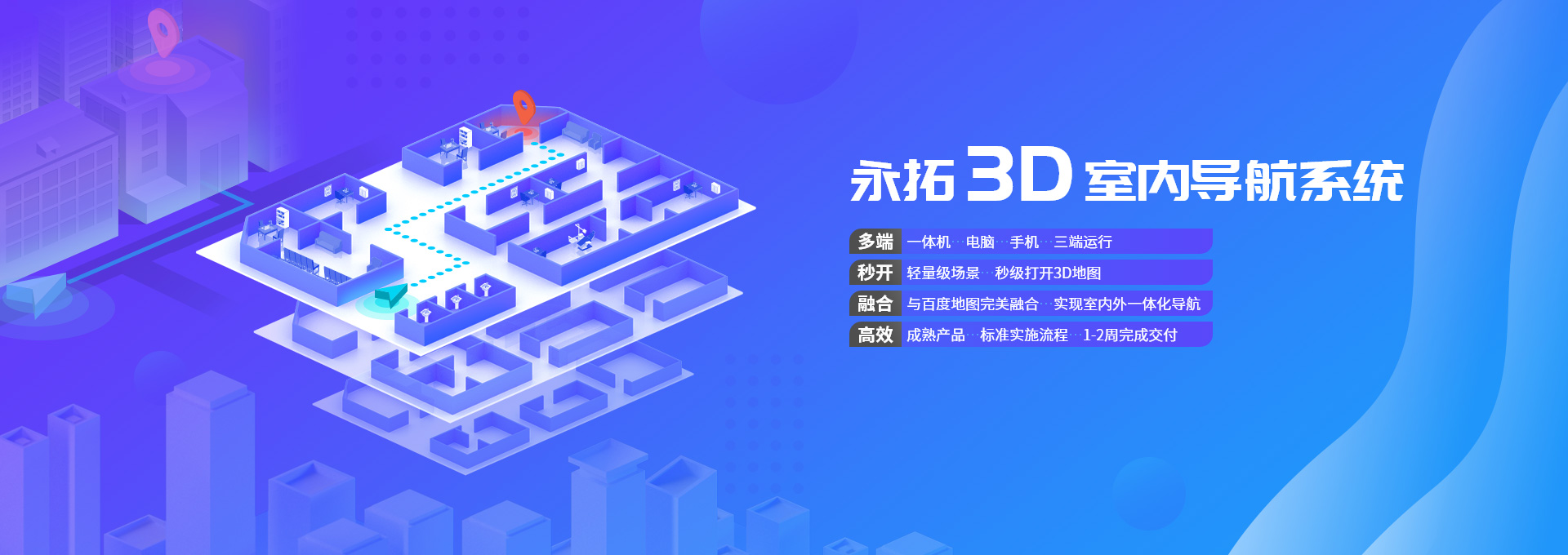 永拓3D室内导航系统