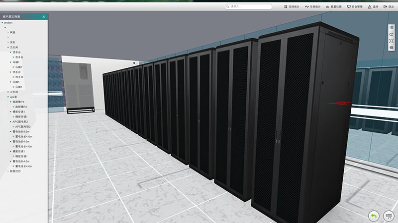 3d机房监控——数据中心可视化