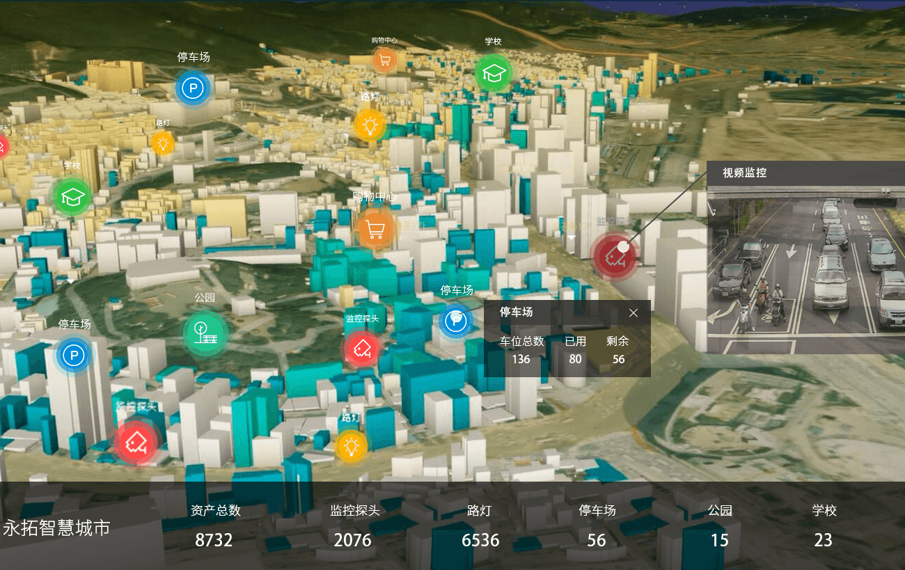 物联网消防3D可视化应用