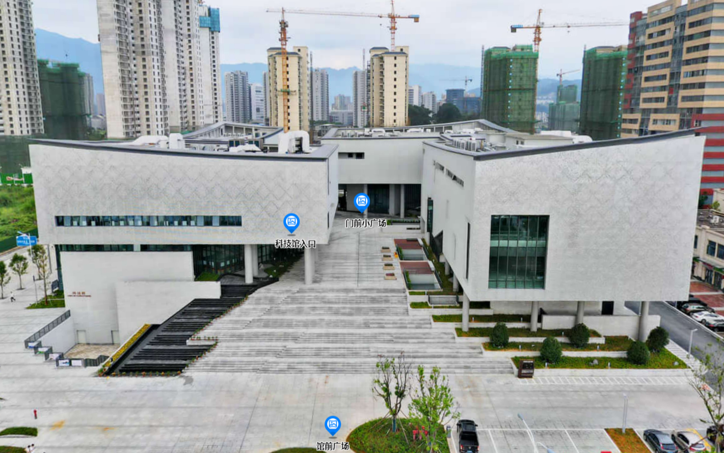 宁德科技馆3D室内导航系统