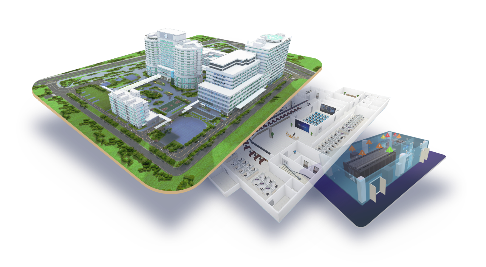 智慧园区导航系统-基于3D地图应用可实现园区可视化及招商管理