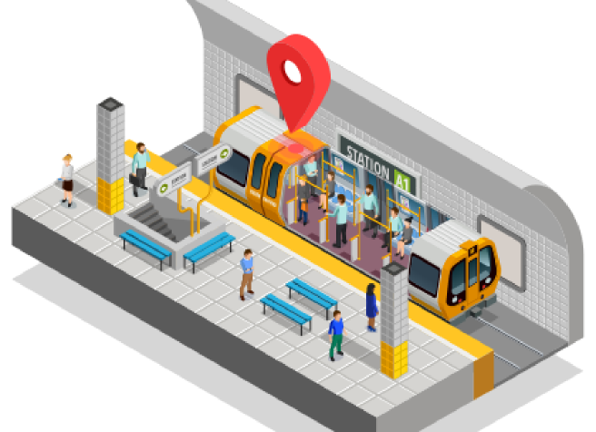 交通枢纽室内导航系统