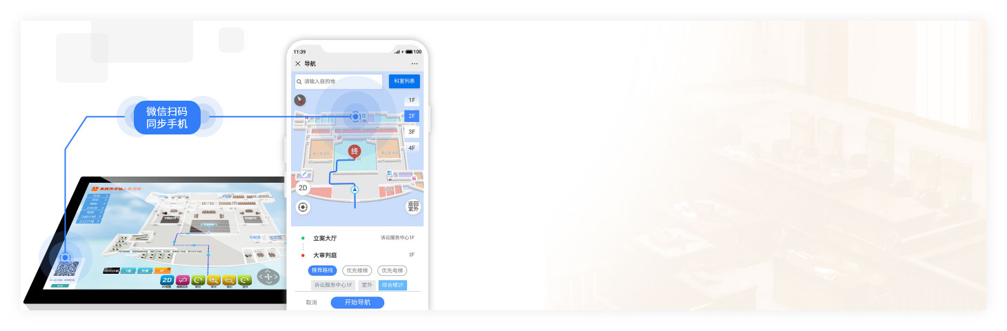 线上线下同步导航